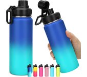 500ML Thermos Bottle 18oz Outdoor Vacuum Flasks Stainless Steel Thermos Water Bottle Steel Thermos with Leakproof Spout Lid