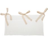 Bolsa para Cuna de Bebe, Bolsa para cochecito de Bebe, Algodón Puro, Doble rejilla, pañal, biberón, Juguetes de dentición, Bolsa de almacenamiento decorativo