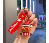 2024 New Christmas Keychain Santa Claus Pendant Christmas Tree Reindeer Doll Bag Keychain Gift Pendant Small Gift