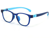 Trendy Square Anti-blue Light Kids Glasses Silicone Children Boys Girls Computer Eye Protection Eyeglasses Ultra Light Frame
