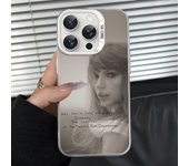 Hot Funda Singer S-Swifts T-Taylors Luxury Phone Case For iPhone 16 12 13 14 15 Pro Max Plus Lens Circle IMD   Laser Shell