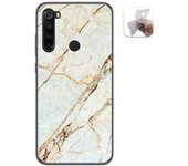 Tumundosmartphone Funda Gel Tpu para Xiaomi Redmi Note 8T diseño Mármol 13 Dibujos