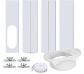 Kit de ventana de aire acondicionado portátil de 4 piezas, Sello de Ventana ajustable