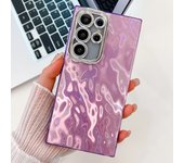 Glitter Wrinkle Shockproof Case for Samsung S23 S24 Ultra Tinfoil Paper Texture Anti-skid Cover for Galaxy A15 A35 A54 A55 5G