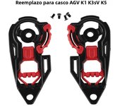 Helmet Shield Visor Gear Plate Set, 1 Pair Motorcycle Helmet Visor Base Replacement for AGV K1 K3sv K5 Motorcycle Helmet Parts