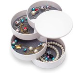 Organizador de joyas, Pequeño joyero, soporte para pendientes para Mujeres y niños, Caja de almacenamiento de joyas
