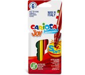 Carioca rotulador joy punta fina estuche 6u c/surtidos