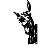 Add A Touch of Whimsy To Your Garden with This Adorable Cow Donkey and Duck Iron Silhouette Fence Ornament Garden Party Decor