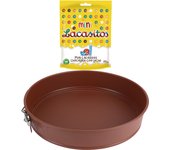 Pack repostería:LACASITOS MINI DOYPACK 150G+Molde tarta 26x6.5cm acero agros