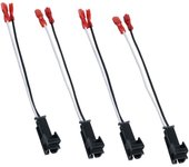 72-4568 2 pares (paquete de 4) Arnés de altavoz para vehículos General Motor seleccionados Adaptadores totales