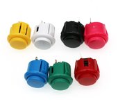 10pcs Baolian 24mm 30mm Push Button Micro Switch Game Arcade Sanwa Hitbox Controller Neo Geo Joystick Console Diy Pinball Parts