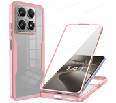 For Xiaomi 14T 13T Pro Case 360 Full Body Protection Transparent Phone Cover for Poco X6 F6 F5 M6 Pro Shockproof Cases