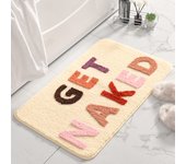 Rainbow Get Naked Bath Mat Soft Tufted Bathroom Rugs Bathtub Mat Entrance Doormat Living Room Apartment Carpet 40x60cm 50x80cm