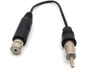 Car Vehicles Radio Stereo ISO To Din Aerial Antenna Mast Adapter Connector Plug for Car Radio Stereo Autoradio Fit Most Types
