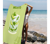 Cartoon Fruit Juice Mojito Aperol Spritz Beach Towel Colorful Bath Towels for Girl  Custom Sand Free Beach Yoga Spa Gym Pool