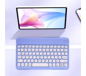 Round Hat Silent Retro Mini Wireless Keyboard Compatible with iPad Computer Phone Tablet
