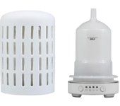 Ceramic Ultrasonic Air Humidifier Timing Function Aroma Diffuser Desktop Essential Oil Diffuser Room Scent Diffuser with Lights
