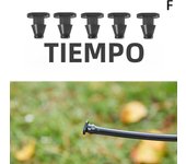 10Pcs 4/7 POM Hose Barb Connector End Cap Plug Automatic Drip Irrigation Connectors For Garden Watering System Water Pipe