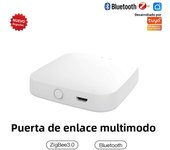 MOES Tuya ZigBee Wireless Gateway Hub Wired Multi-mode Bridge Bluetooth Remote Controller Mesh Smart Life APP Alexa Google Home