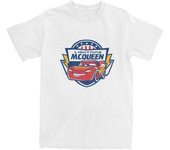 Mens T-Shirt Cars 3 Lightning McQueen Lightning Fast T-Shirts Popular Summer Tee Shirt Y2K Custom Logo Clothes Plus Size