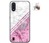 Tumundosmartphone Funda Gel Tpu para Samsung Galaxy A01 diseño Mármol 03 Dibujos