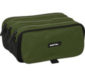 Safta - Estuche Triple "Dark Forest" Triple Compartimiento 10x21,5cm Diseño Exclusivo - Estuche Triple "Dark Forest" Multifuncional para Niños y Adultos