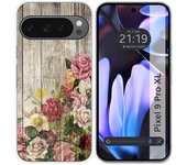 Tumundosmartphone Funda Silicona para Google Pixel 9 Pro XL 5G diseño Madera 08 Dibujos