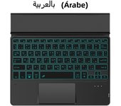 AJIUYU Wireless Touchpad Keyboard With Backlight For Samsung Galaxy Tab S9 FE SM-X510 X516B 10.9" A9+ S7 S8 A8 S6 Lite Tablet