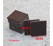 Felt Chair Leg Pads 5mm Thick Floor Scratch Protector Mat Mute Non-slip Self Adhesive Foot Pad for Furniture Accessories