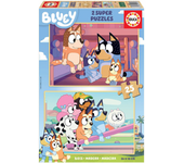 Puzzle de madera 2x25 piezas Bluey (Educa 19407)