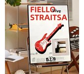 D-Dire S-Straits Singer Band Self-adhesive Art Poster Whitepaper Prints Posters Artwork Home Decor