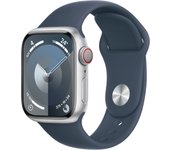 Apple Watch Series 9 41mm digital 352 x 430 pixel touch screen 4G silver WiFi GPS (satellite)