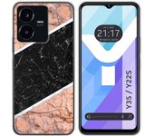 Funda Silicona para Vivo Y35 / Y22s diseño Mármol 07 Dibujos