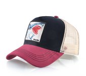 Trucker Caps Men Women Streetwear Hip Hop Baseball Cap With Shark Embroidery Patch Snapback Drake Bones Casquette Four Seasons