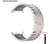 Luxury Titanium Strap for Samsung Galaxy Watch 7 Ultra 47mm Metal Stainless Steel Band Correa for Galaxy Watch 7 Ultra Bracelet