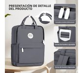 MoChila Escolar Para Niñas Y Adolescentes Hombres Ligera Impermeable Bolsas De Viaje Casual Con Portátil Para Mujeres