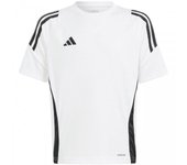 Adidas Tiro 24 Jersey Jr IS1033 camiseta de fútbol juvenil con diseño clásico y ajuste cómodo. Su tejido transpirable ayuda a mantener la frescura y la comodidad durante los entrenamientos.