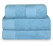 YUNIK HOME-  Juego de Toallas 2Baño+2Mano de 500 gsm 100% Algodón. Palck de 4 unidades. Ideal para baño, Casa, Hotel, Piscina, Toalla para Playa. Resistentes, Suaves y Absorbentes.