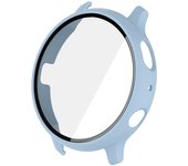 Case+Glass For Samsung Galaxy Watch Active 2 44mm 40mm Cover Bumper Accessories Protector Full Coverage Matte Screen Protection