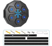 Máquina de boxeo musical intelente con guantes de boxeo montado en la pared Bluetooth compatible con equipos de boxeo para adultos y niños