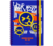 LILI HOME Agenda Escolar 2024-2025: ¡Diseños Divertidos y Funcionales! Día por página para que tengas espacio suficiente para todas tus notas, tareas y actividades. Esta agenda combina organización y diversión con ilustraciones coloridas y originales.