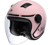 Open Motorcycle Helmet 3/4 Jet Half Helmet with Transparent Visor Adult Electric Scooter Helmet for Men Women Helmet Motorcycle