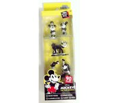 Pack de 5 minifiguras Mickey 90 aniversario de Nano Metalfigs