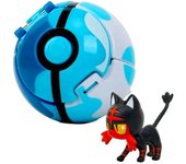 Pokemon Elf Ball Figure Pikachu Charizard Blastoise Mewtwo Pocket Monster Variant Pokeball Deformation Toys Action Model Gift