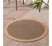 1PCS Summer Pet Scratching Pad - Jute Rope Woven Cooling Mat for Cats, Living Room Bedroom Use, Durable Machine-Washable Cat