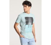 SIX VALVES - Camiseta de manga corta con diseño grafico rectangular