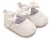 New Baby Girl Bow Baby Shoes Princess Lightweight Casual Infant Girls Shoes PU Soft Bottom Anti Slip First Walkers
