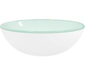 vidaXL Lavabo de Vidrio Templado Baño Tocador Cocina Inodoro Hoteles Color Blanco,  Dorado,  Esmerilado y mas