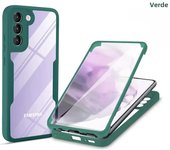 3IN1 360° Full Protecting Case for Samsung Galaxy S25 S24 Ultra S23 Plus FE A56 A36 A16/06/55/35/25/15/05/S Transparent HD Cover