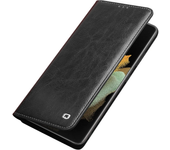 QIALINO Luxury Genuine Leather Phone Cover for Samsung Galaxy S21 S22 S23 Plus 5G Flip Case with Card Slots for S21/S22/S23Ultra